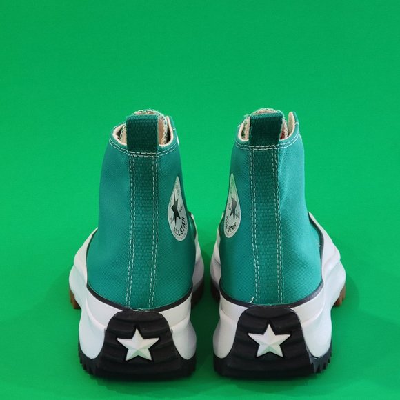 Converse Run Star Hike High 'Court Green Gum' Platform Sneakers 170441C NWT - Picture 5 of 6